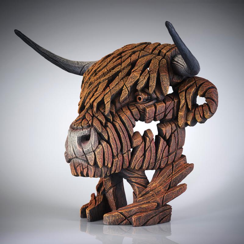 Highland Cow Bust - Natural
